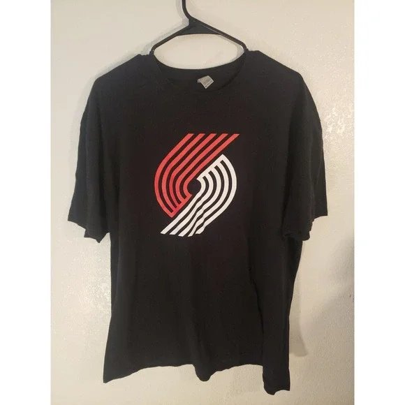 Damian Lillard #0 Trailblazers Fanatics Cotton Short Sleeve T-Shirt Mens XXL 2XL - Picture 1 of 4